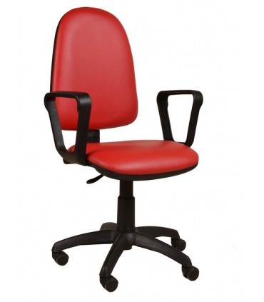 Poltrona girevole su ruote Thema