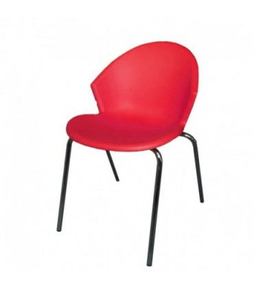 Sedia in plastica 4 gambe Smile