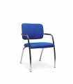 Sedia 4 gambe con braccioli Magix