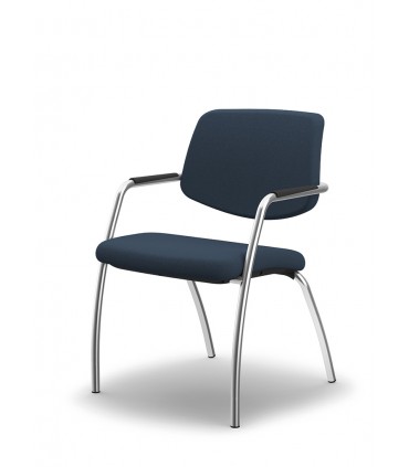 Sedia 4 gambe con braccioli Magix