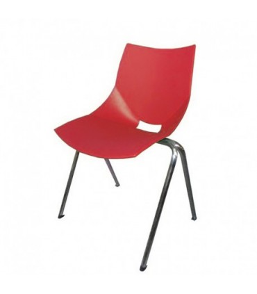 Sedia in plastica 4 gambe Shell