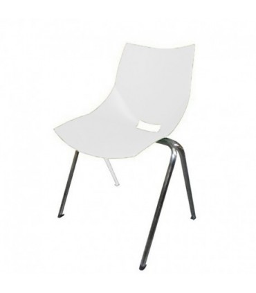 Sedia in plastica 4 gambe Shell