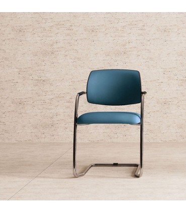 Sedia a slitta imbottita Sistema