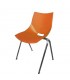 Sedia in plastica 4 gambe Shell