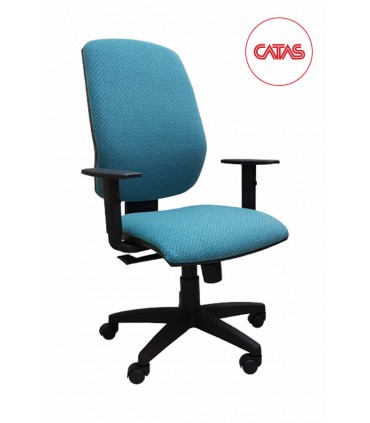 Poltrona operativa con braccioli Stratos