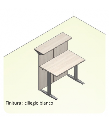 Reception lineare Teko gamba a T by Colombini
