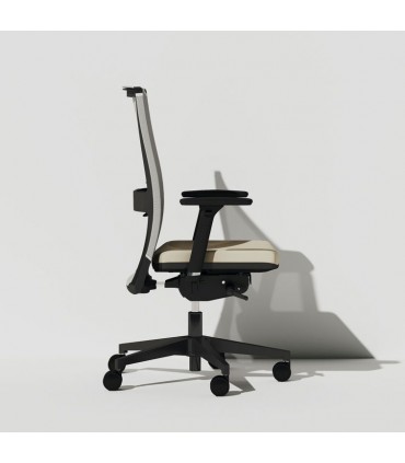 Poltrona operativa in rete Hellò by Las