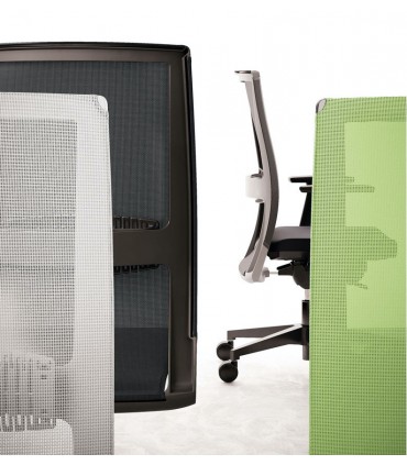 Poltrona operativa in rete Hellò by Las