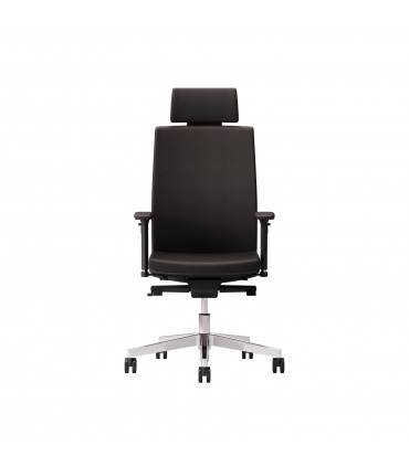 Poltrona direzionale con poggiatesta Hellò by Las