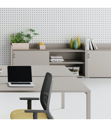 Mobile con 1 anta scorrevole in legno by Las