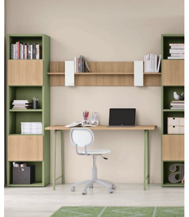 Scrivania con gamba a cavalletto serie Volo