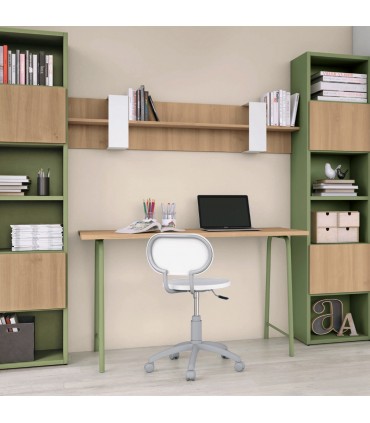 Scrivania con gamba a cavalletto serie Volo