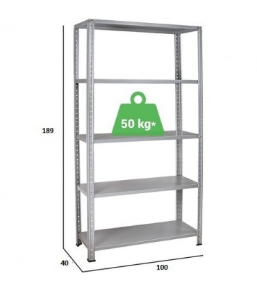 Scaffale metallico ad incastro Inka