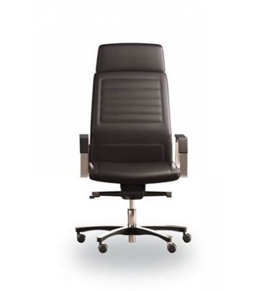 Poltrona presidenziale con braccioli fissi Neochair by Las