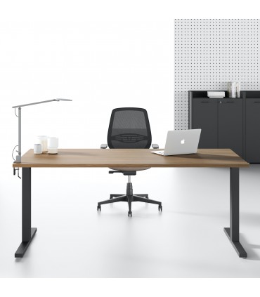 Scrivania operativa con gamba a T by Las