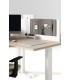 Workstation con gambe metalliche Oxi