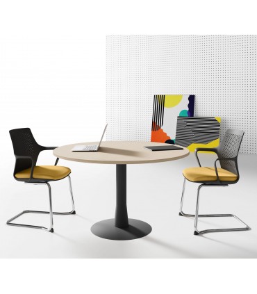 Tavolo riunioni circolare operativo OXI