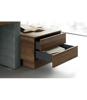 Scrivania direzionale con allungo Jera by Las