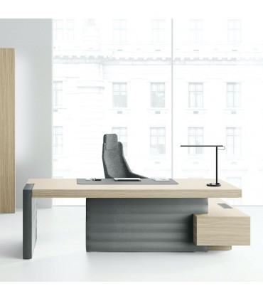 Scrivania direzionale con allungo Jera by Las