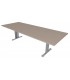 Tavolo riunioni rettangolare con gambe a T Oxi