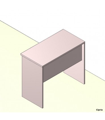 Scrivania su misura spessore profondità 45 cm