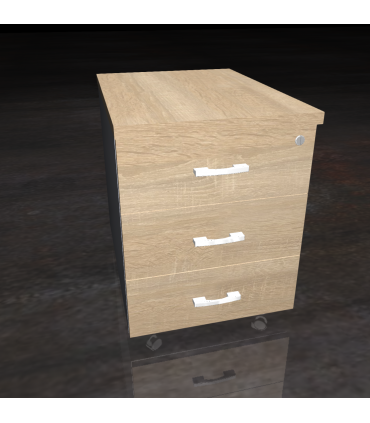 Cassettiera 3 cassetti su ruote by Compir