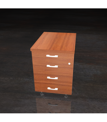 Cassettiera 3 cassetti con porta-cancelleria by compir