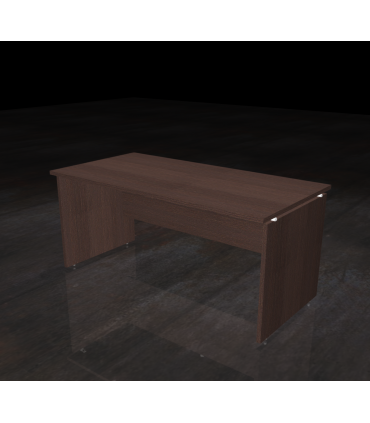 Scrivania con gamba pannellata by Compir