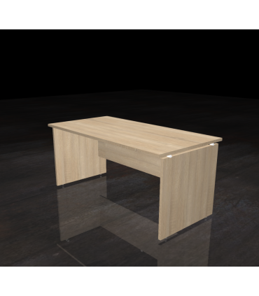 Scrivania con gamba pannellata by Compir