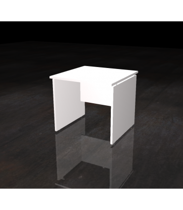 Scrivania con gamba pannellata by Compir