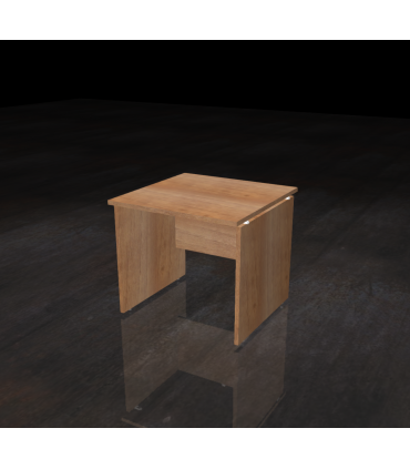 Scrivania con gamba pannellata by Compir