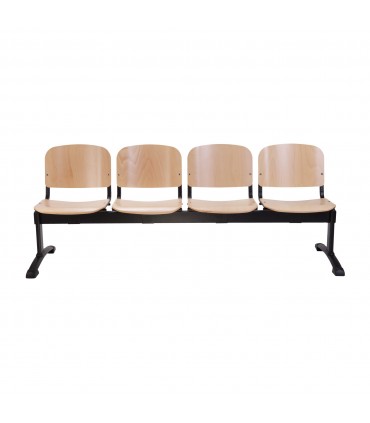 Panca da attesa Ginger in faggio by Selin