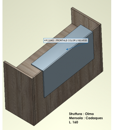 Reception lineare Color by Colombini