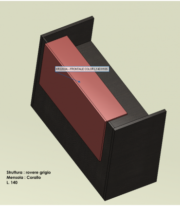 Reception lineare Color by Colombini