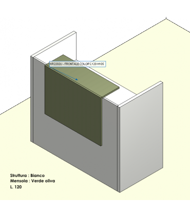 Reception lineare Color by Colombini