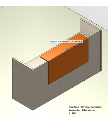 Reception lineare Color by Colombini