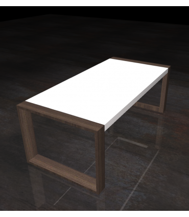 Scrivania direzionale con gamba chiusa by Compir