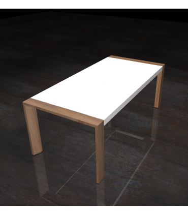 Scrivania direzionale con gamba a ponte by Compir