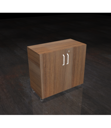 Mobile basso L. 90 con ante in legno e serratura by Compir