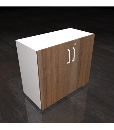 Mobile basso L. 90 con ante in legno e serratura by Compir