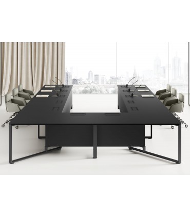 Tavolo riunioni a "C" I MEET by Las