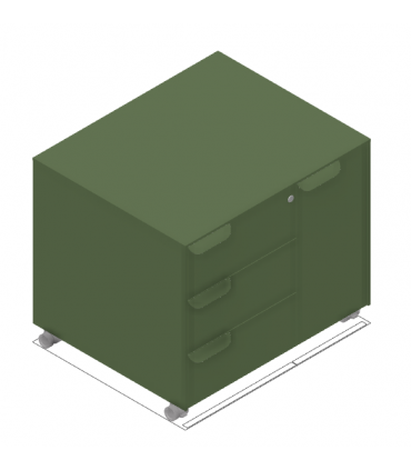 Mobile di servizio su ruote Fil rouge by Las