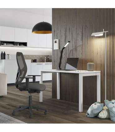 Scrivania con gambe metalliche a ponte modello Viola