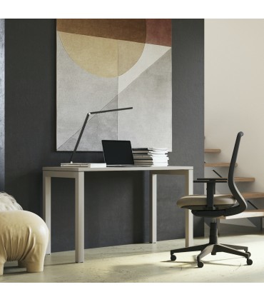 Scrivania con gambe metalliche a ponte modello Viola