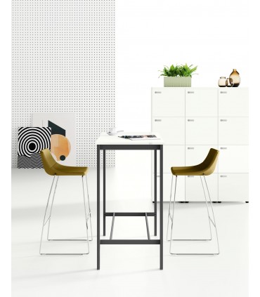 Tavolo break con struttura in metallo by Las