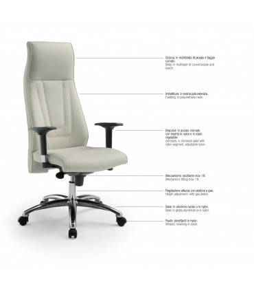 Poltrona direzionale Sphera by Compir