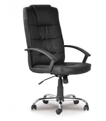 Poltrona dirigenziale similpelle nera