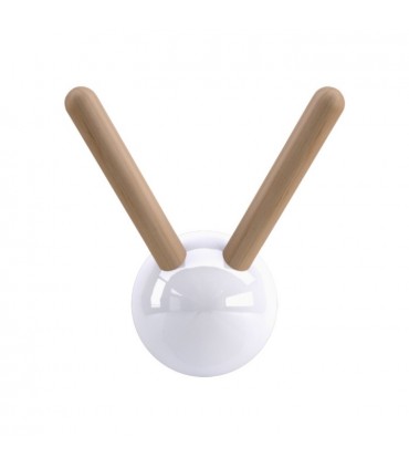 Coppia di appendiabiti bunny by Rexite