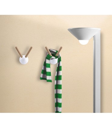 Coppia di appendiabiti bunny by Rexite