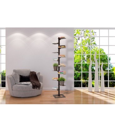 Libreria portapiante in metallo 12 ripiani